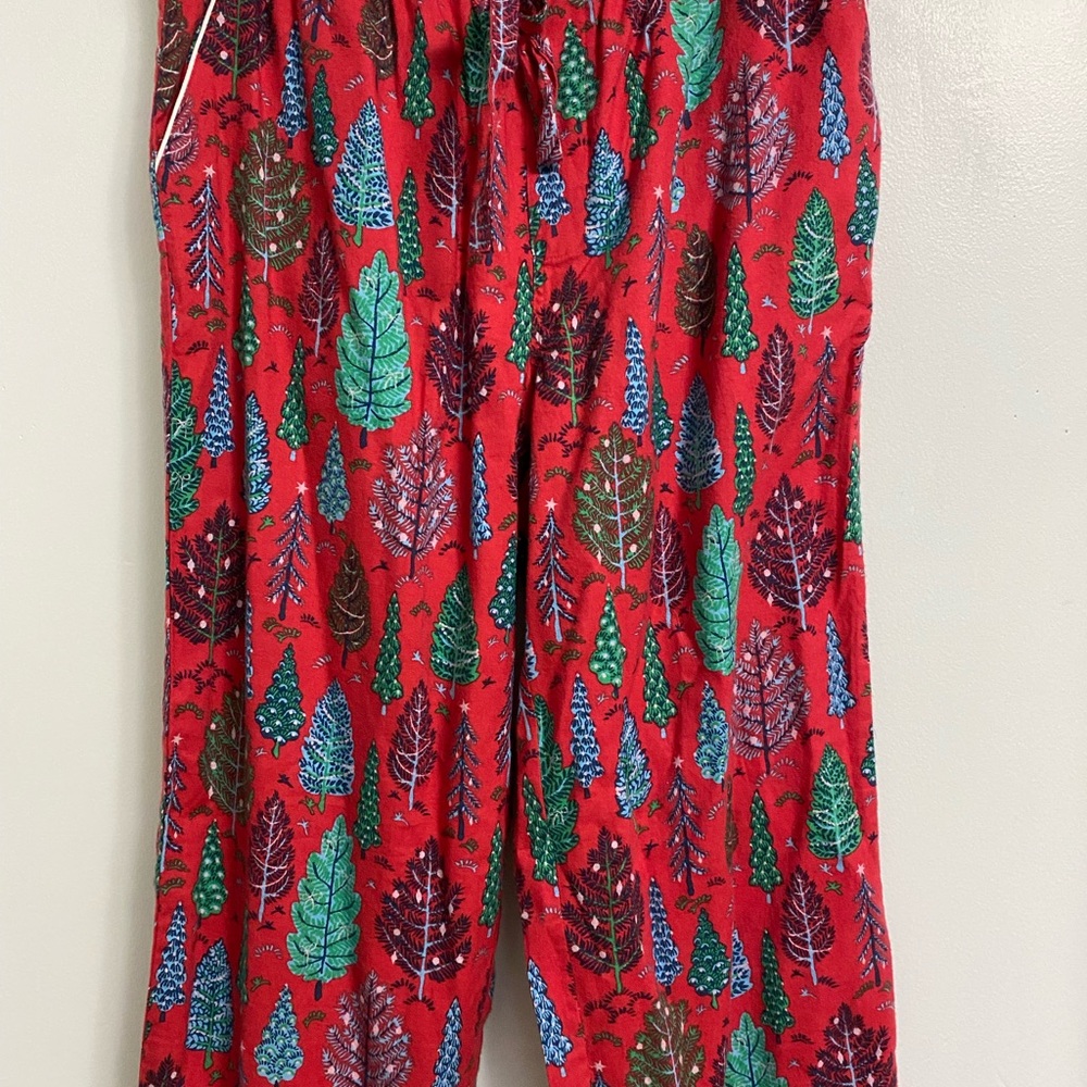 Printfresh S women’s S lightweight flannel pj pants Twinkling Trees print, NWOT